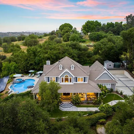 Sprawling Escondido Estate Garden Pool Games Adu'S Villa